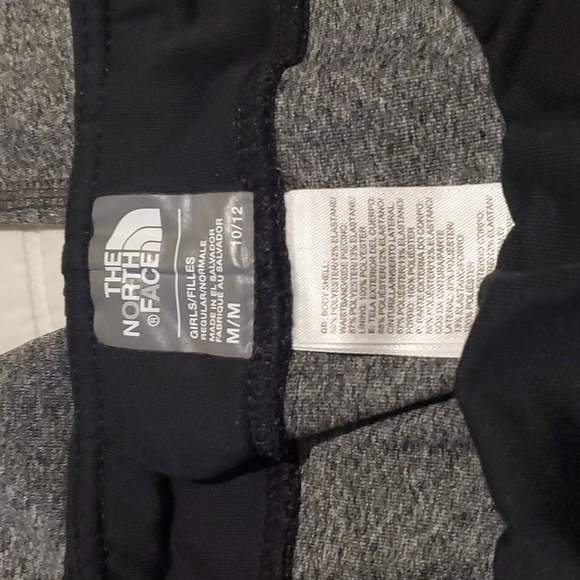 The North Face Flashdry Capri Leggings Gray Black Girls Regular Size 10-12 - Picture 6 of 10